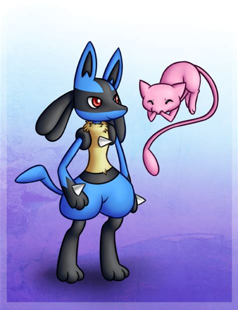 pokemon Lucario x mew